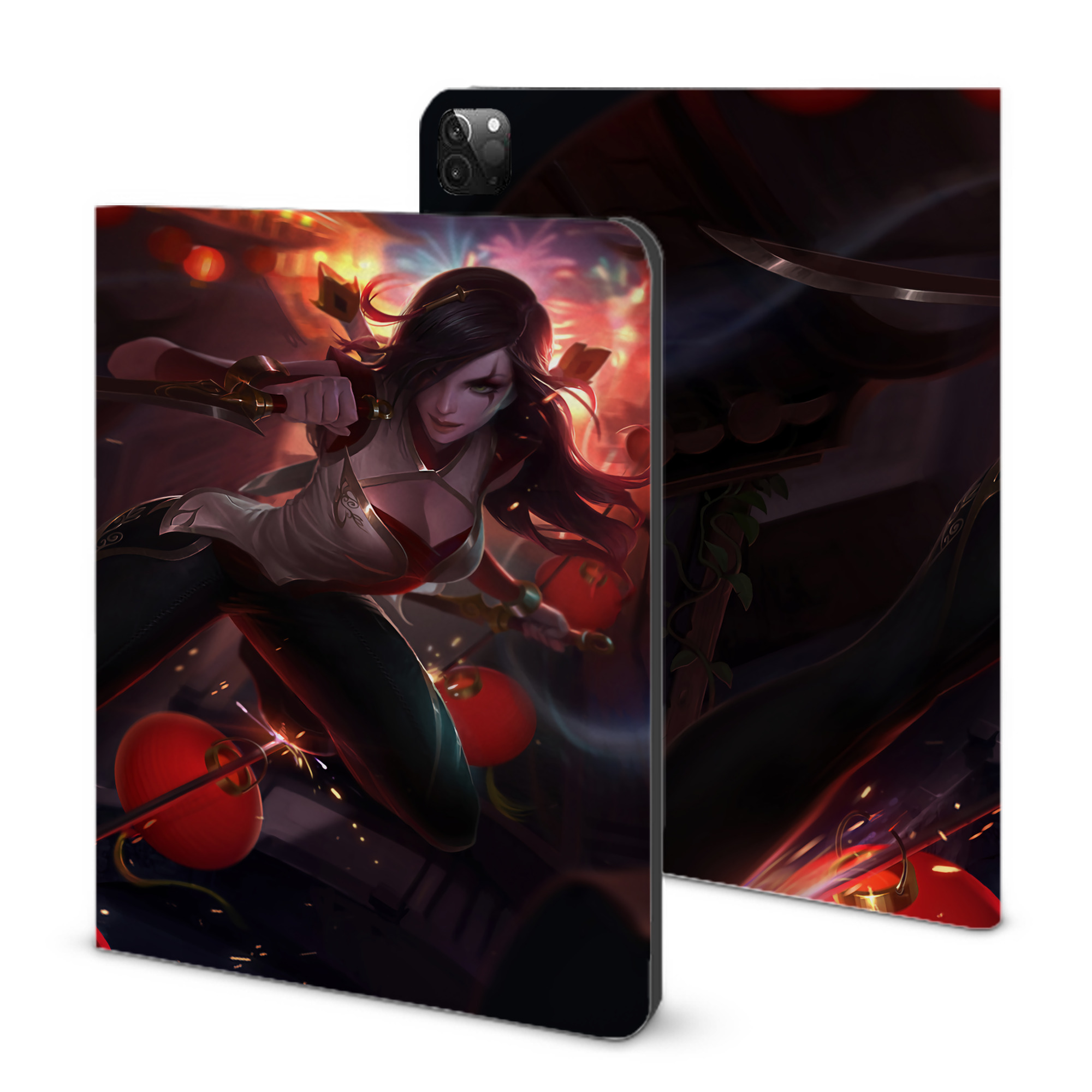 （画像用） リーグ・オブ・レジェンド League of Legends LOL IPadケース ペンホルダー付き ブックスタイルデザイン